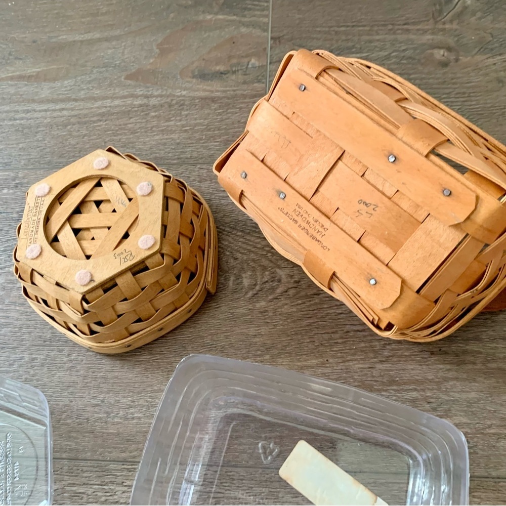 Longaberger Basket set of 2 - Picture 2 of 13